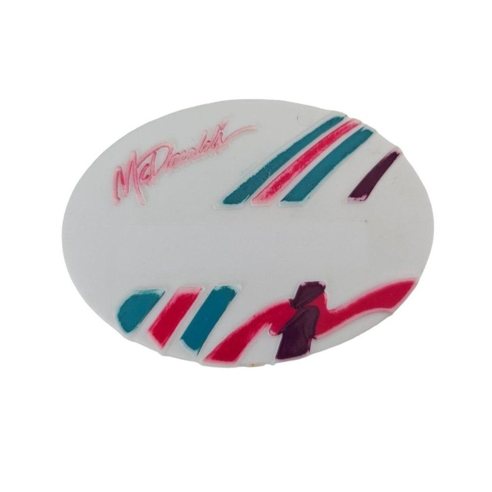 Vintage McDonaldś Name tags and racing pin - Picture 2 of 9